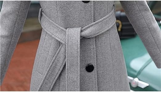 ABBY - Enradet Trenchcoat med lommer esbjerg-modehus Coats & Jackets