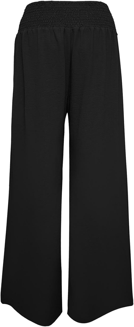 Abigail - Hose mit hoher Taille und weitem Bein esbjerg-modehus Pants