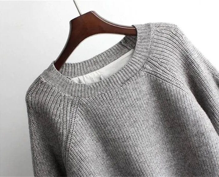 Adair - Strikket sweater med langærmet to-delt overdel esbjerg-modehus Blouses & Shirts