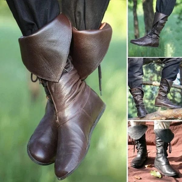 ADRIAN - Schnürschuhe mit Schleifen im Gothic Steampunk-Stil esbjerg-modehus Boots