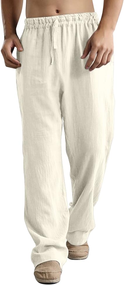 AIZEN - Einfarbigen Leinenhose esbjerg-modehus Pants