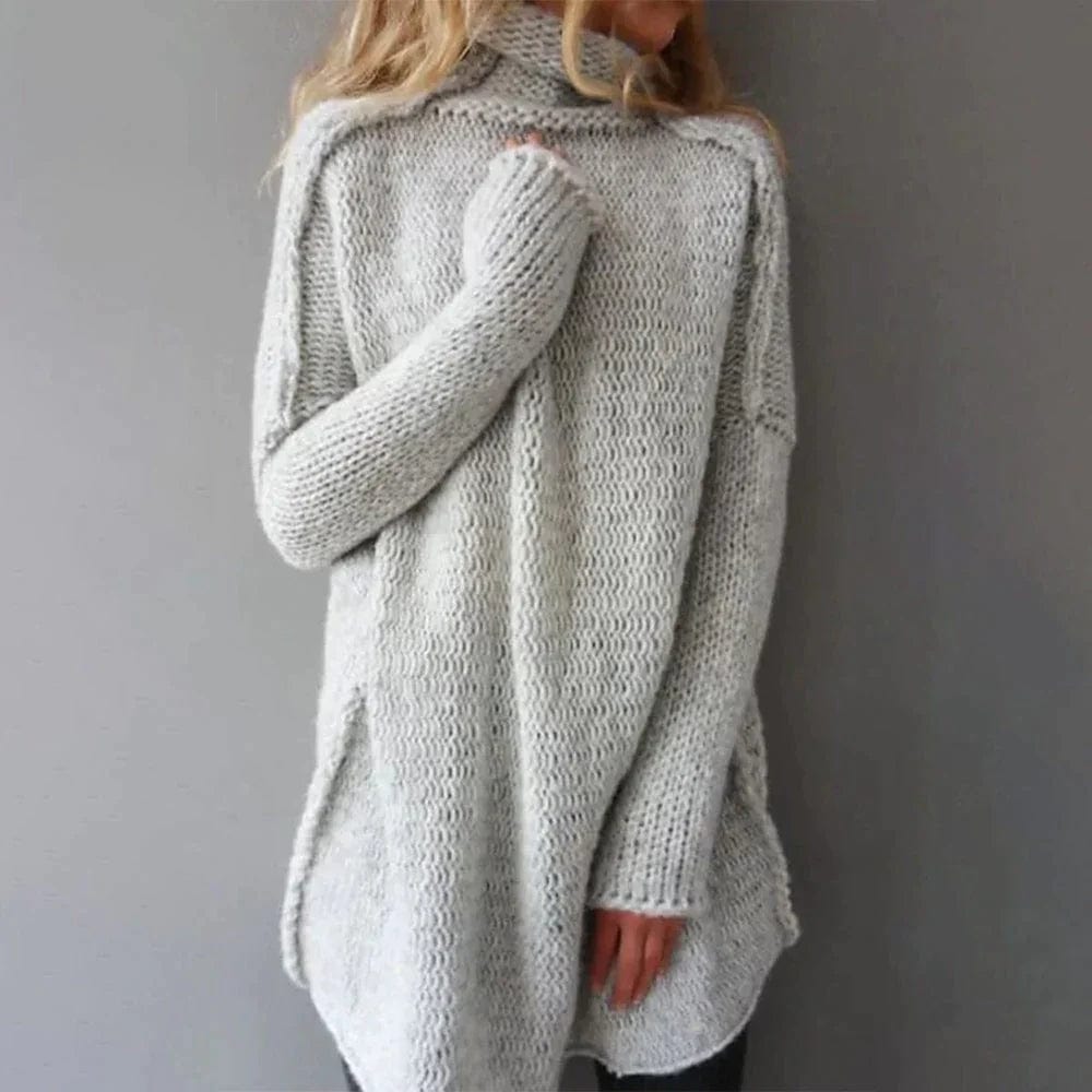 Alexis - Oversized grå sweater esbjerg-modehus