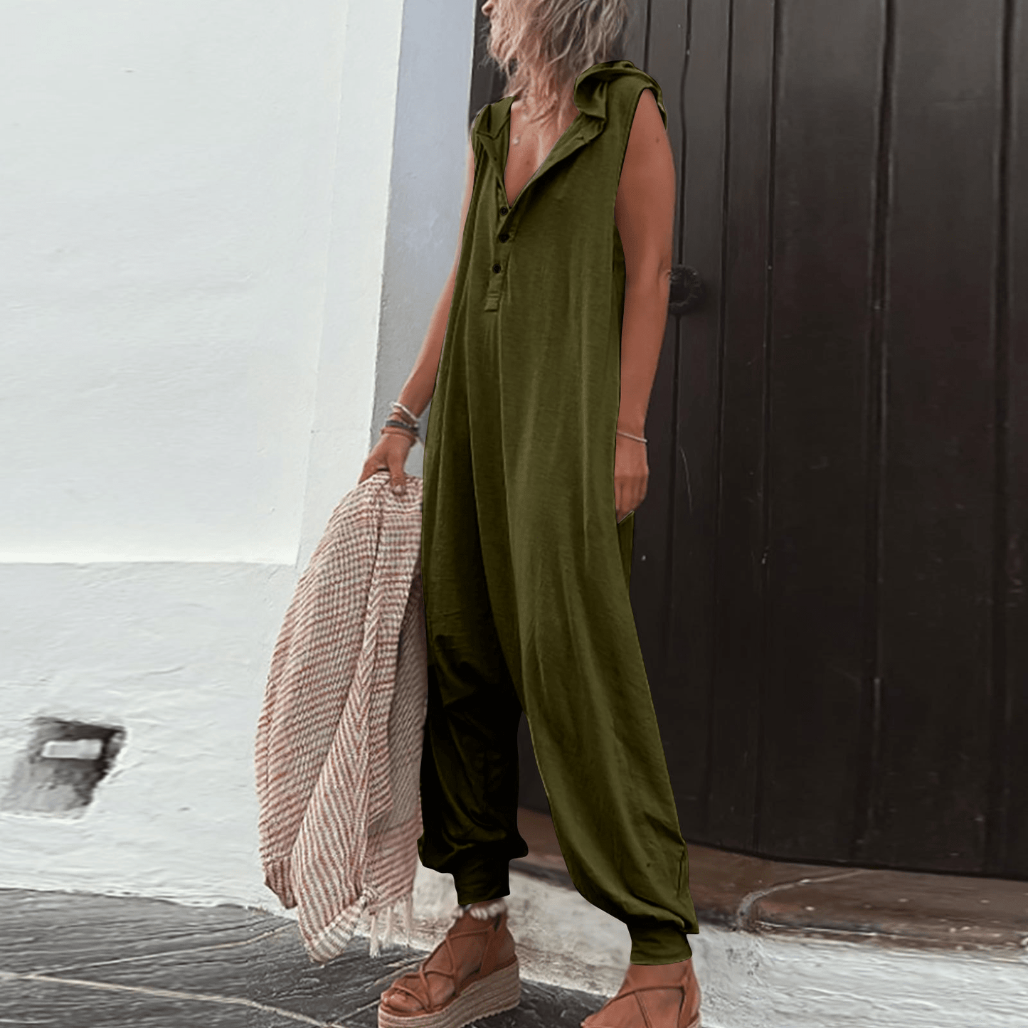 ANAH - Boho sommer jumpsuit esbjerg-modehus