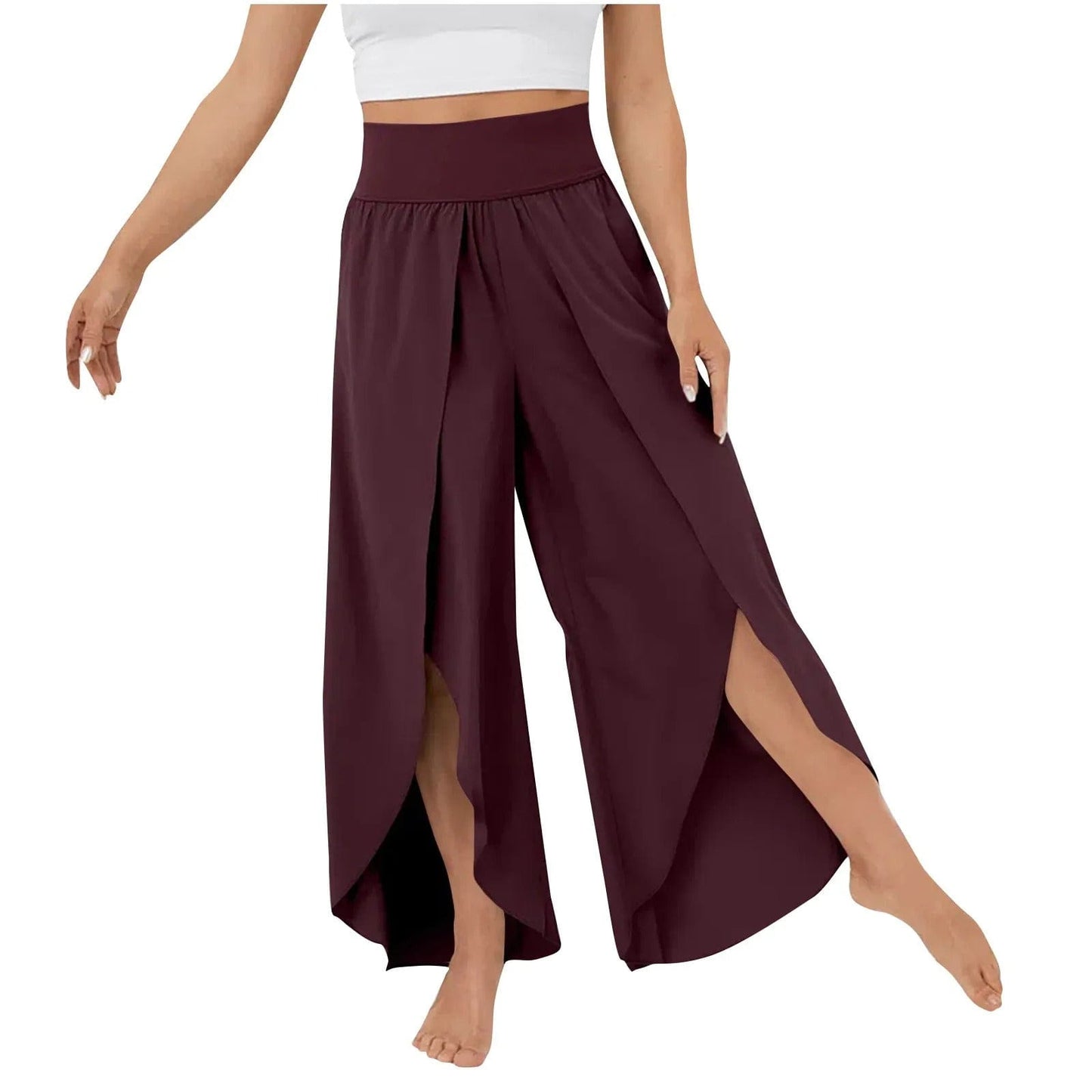 ANNITA - Mode-Schlitzhosen esbjerg-modehus Pants