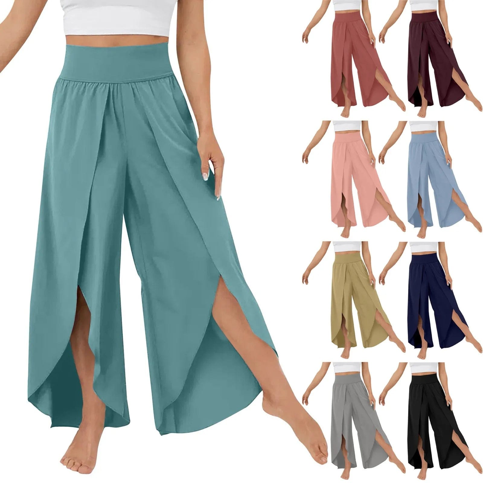 ANNITA - Mode-Schlitzhosen esbjerg-modehus Pants