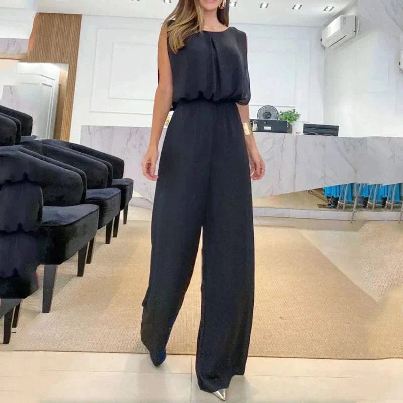 ARILLA - Sort moderigtig jumpsuit esbjerg-modehus