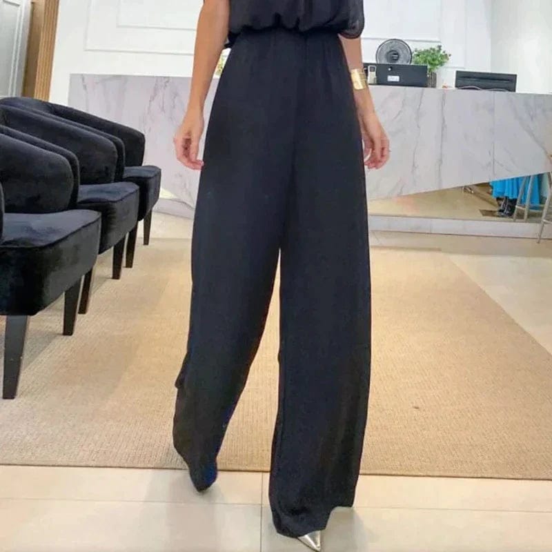 ARILLA - Sort moderigtig jumpsuit esbjerg-modehus