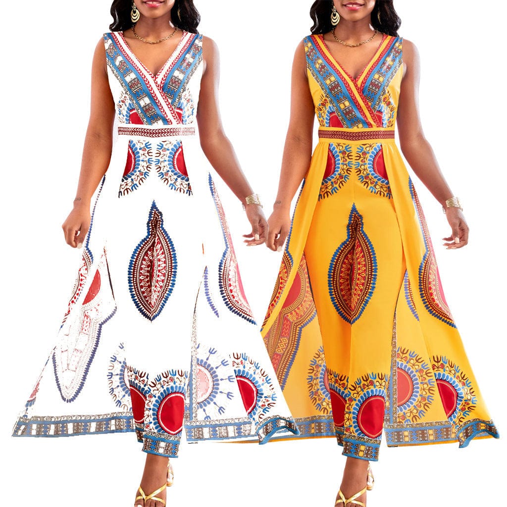 BRIA - Jumpsuit mit afrikanischem Druck im Dashiki-Stil esbjerg-modehus Dress