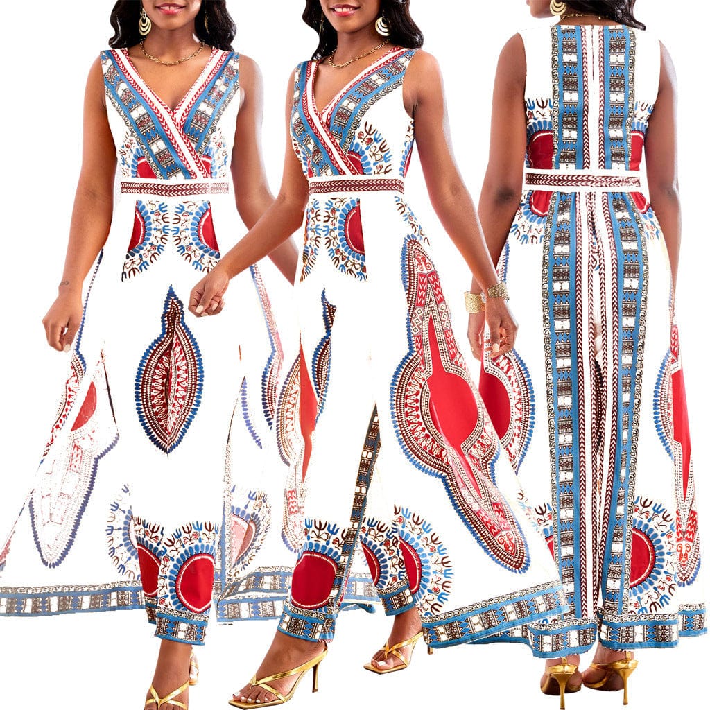 BRIA - Jumpsuit mit afrikanischem Druck im Dashiki-Stil esbjerg-modehus Dress