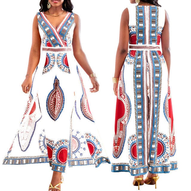 BRIA - Jumpsuit mit afrikanischem Druck im Dashiki-Stil esbjerg-modehus Dress