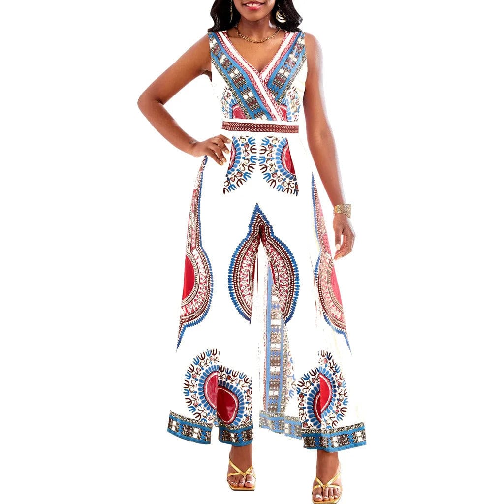 BRIA - Jumpsuit mit afrikanischem Druck im Dashiki-Stil esbjerg-modehus Dress