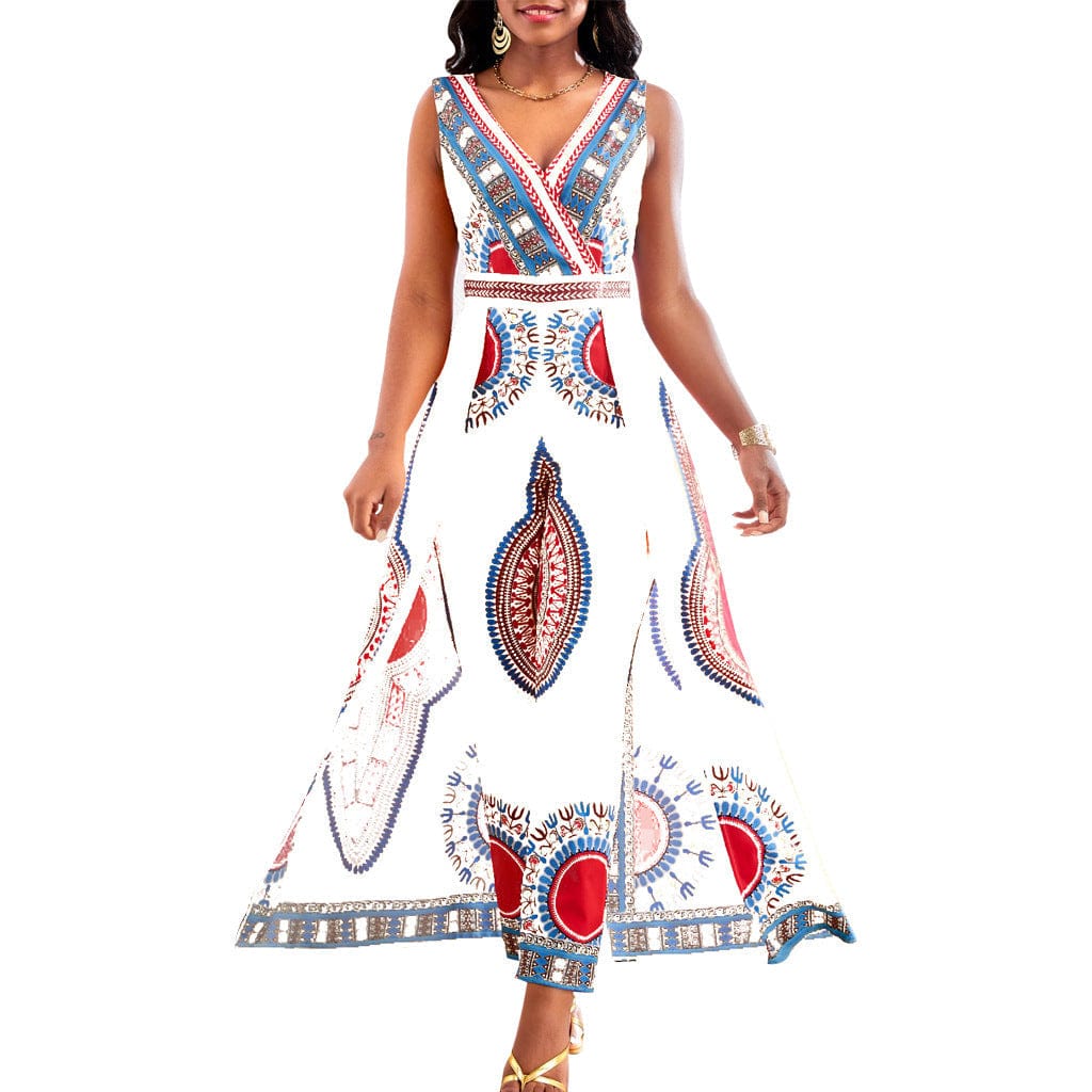 BRIA - Jumpsuit mit afrikanischem Druck im Dashiki-Stil esbjerg-modehus Dress