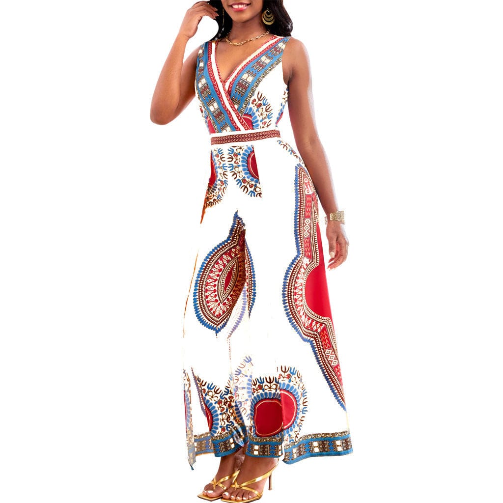 BRIA - Jumpsuit mit afrikanischem Druck im Dashiki-Stil esbjerg-modehus Dress