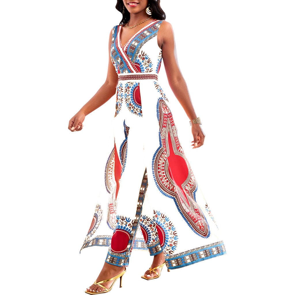 BRIA - Jumpsuit mit afrikanischem Druck im Dashiki-Stil esbjerg-modehus Dress