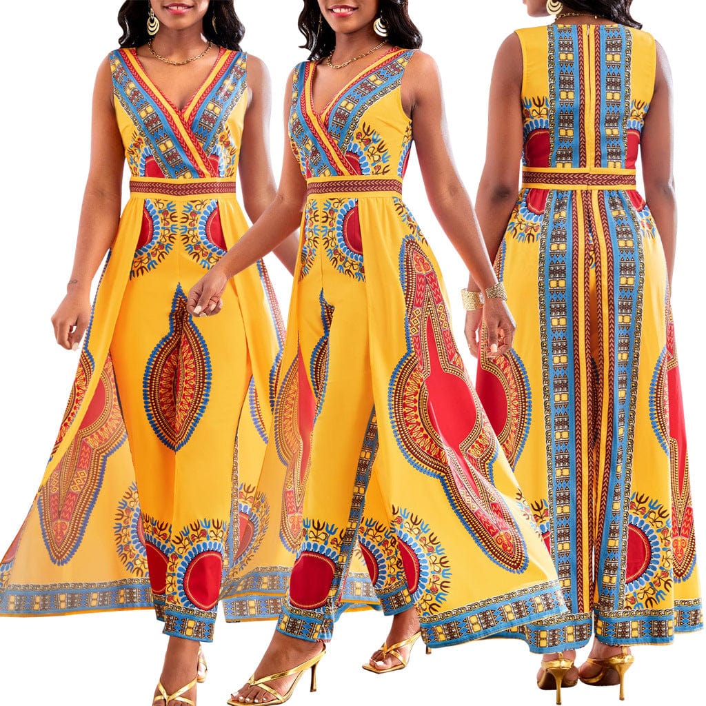 BRIA - Jumpsuit mit afrikanischem Druck im Dashiki-Stil esbjerg-modehus Dress