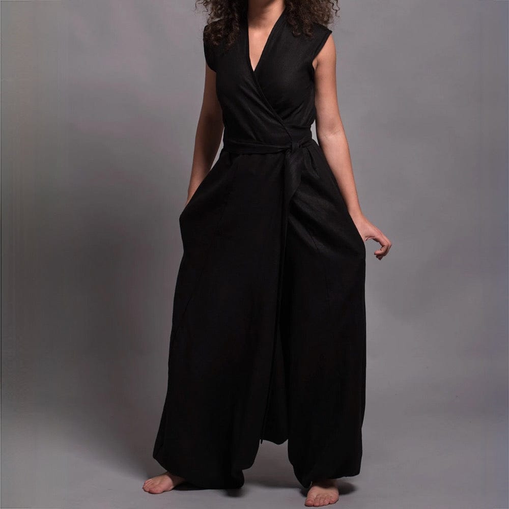 CADY - Elegant sort jumpsuit esbjerg-modehus