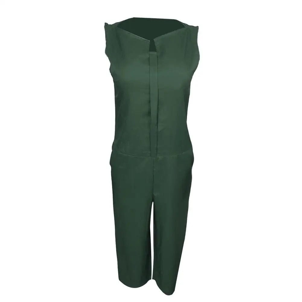 CHIN - Elegante ärmellose Latzhose mit V-Ausschnitt esbjerg-modehus Jumpsuits