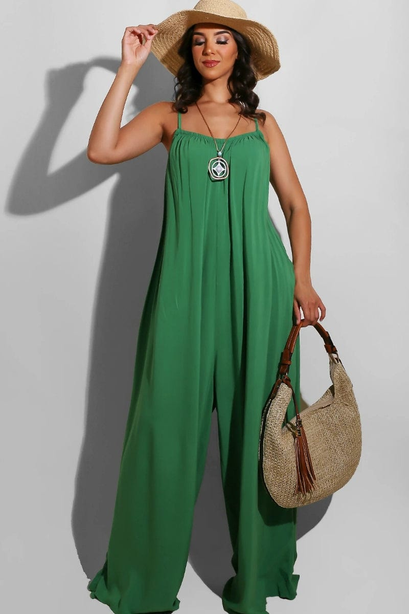 ELANA - Camisole Overall mit weitem Bein esbjerg-modehus Dress