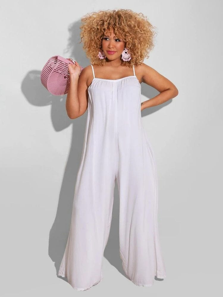 ELANA - Camisole Overall mit weitem Bein esbjerg-modehus Dress