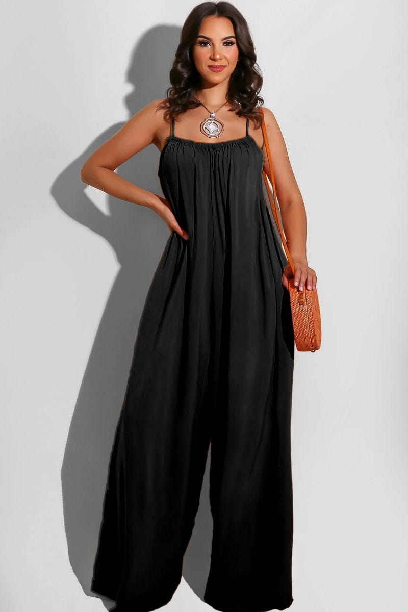 ELANA - Camisole Overall mit weitem Bein esbjerg-modehus Dress