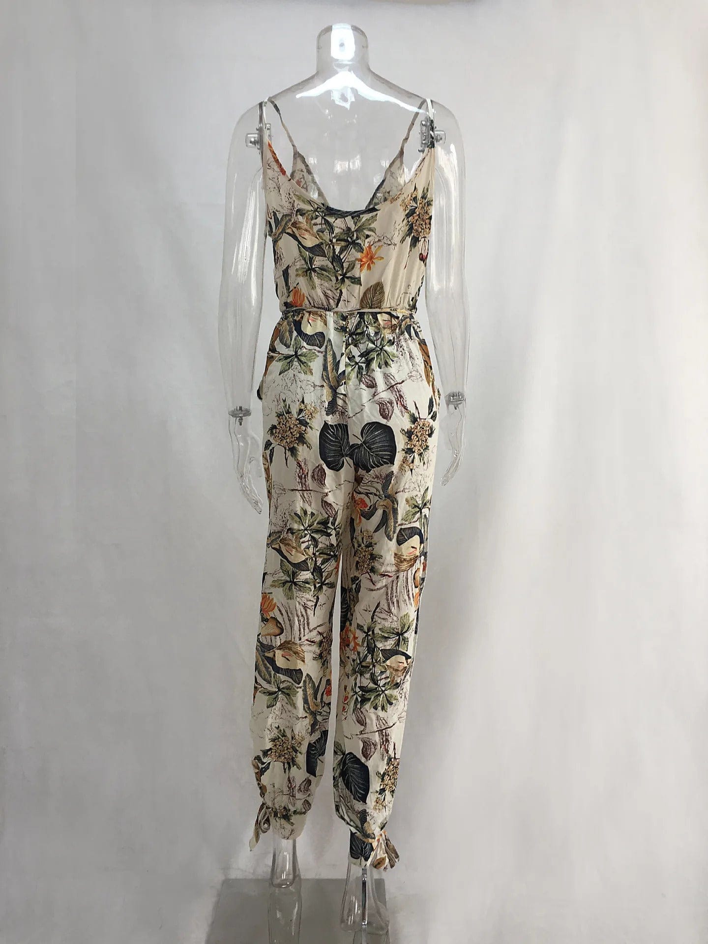 ELISHA - Jumpsuit mit Blumenmuster und hoher Taille esbjerg-modehus Jumpsuits