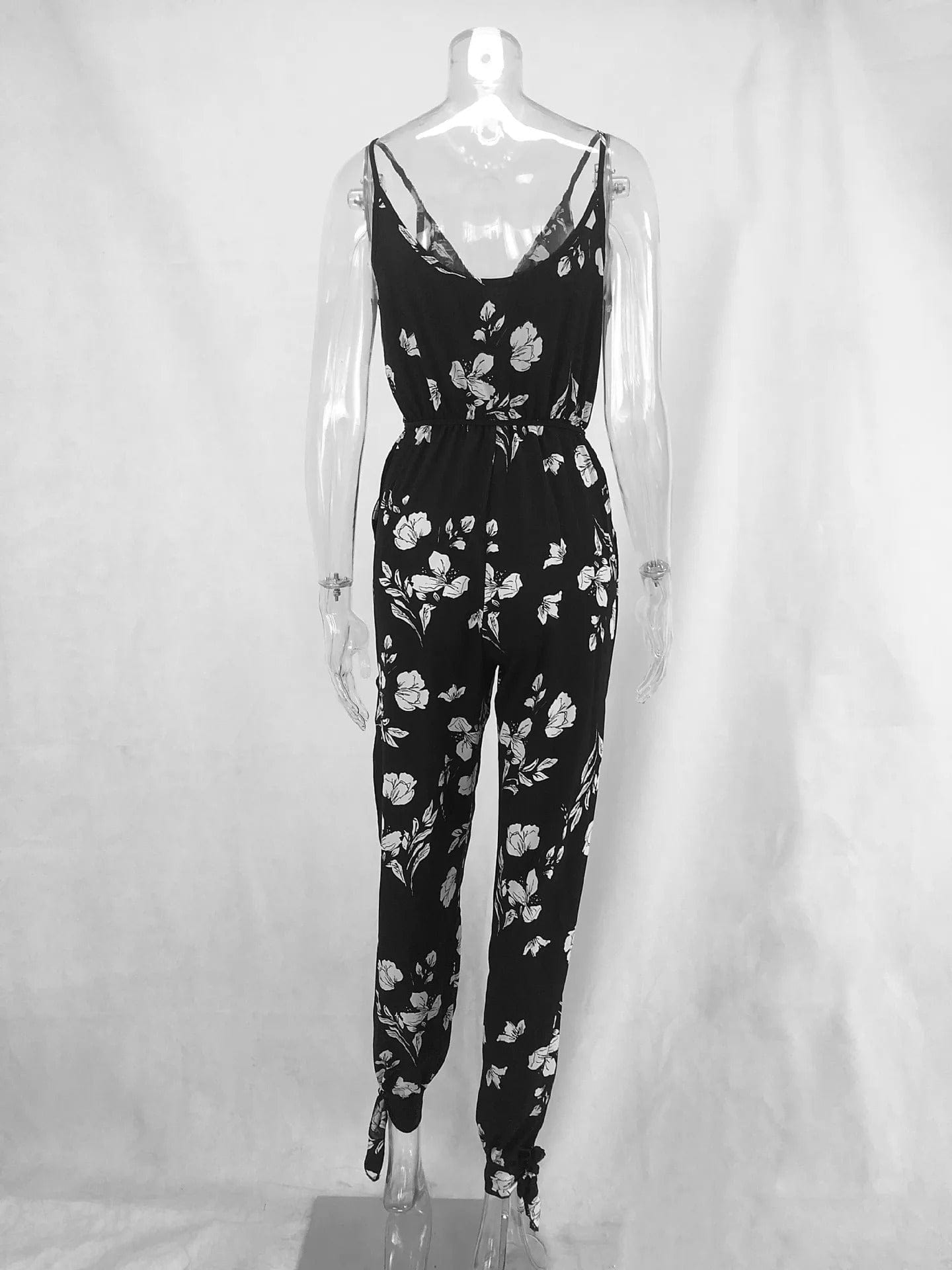 ELISHA - Jumpsuit mit Blumenmuster und hoher Taille esbjerg-modehus Jumpsuits