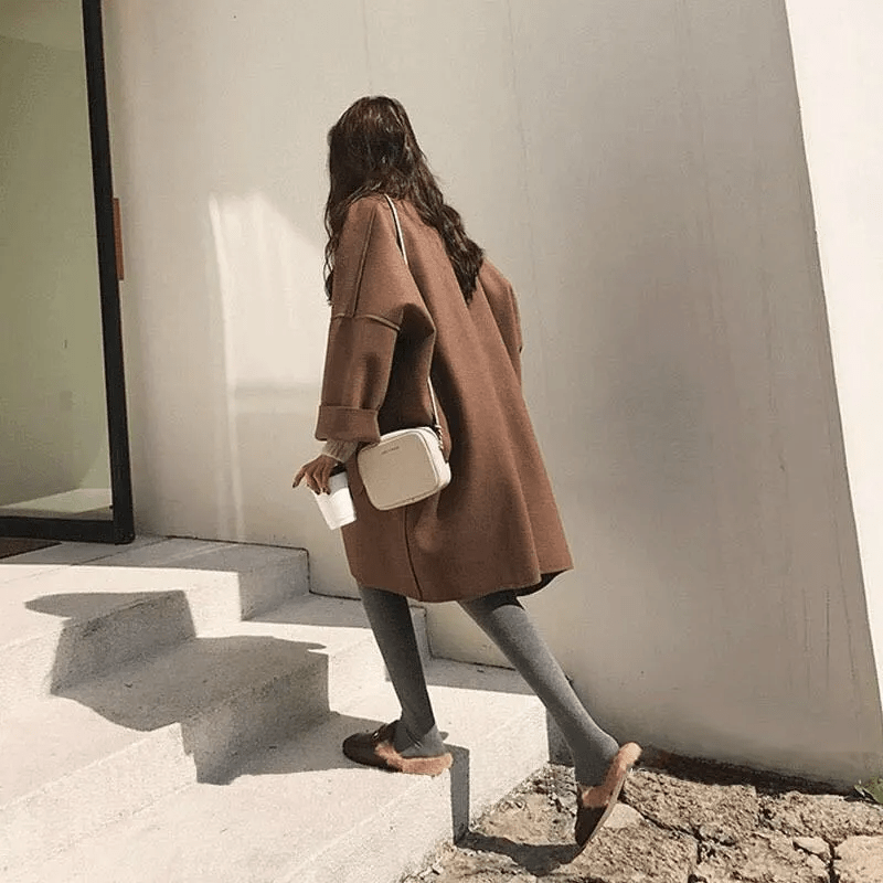 Gianna - Elegant oversized trenchcoat i uld esbjerg-modehus