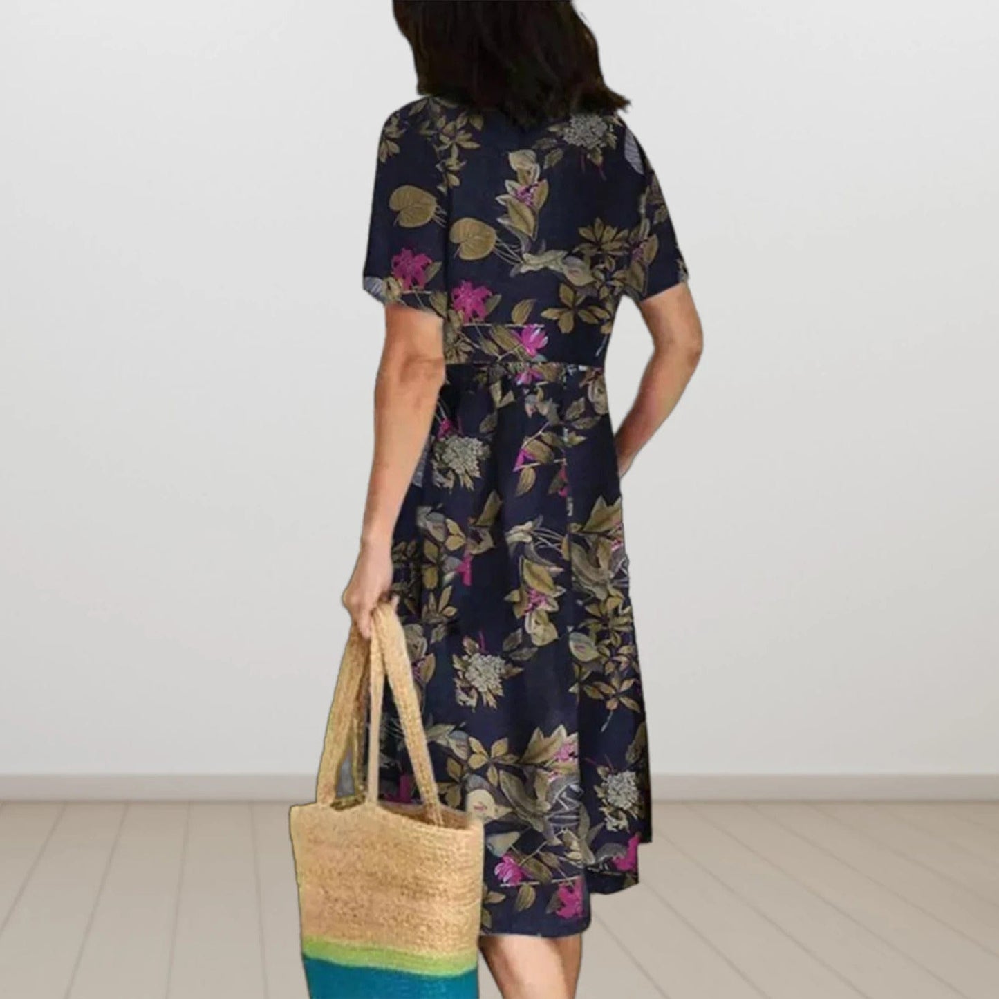 GRETCHEN - Street Style langes Kleid esbjerg-modehus Dress