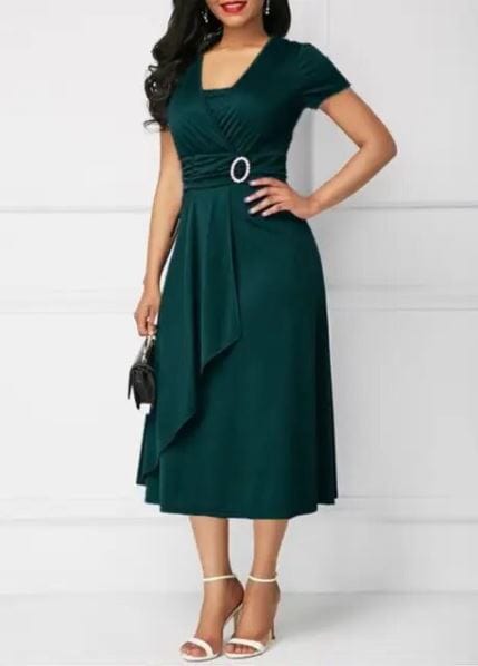 HERMINA - Langes Party Casual Elegant Neues Spitze esbjerg-modehus Casual Dresses