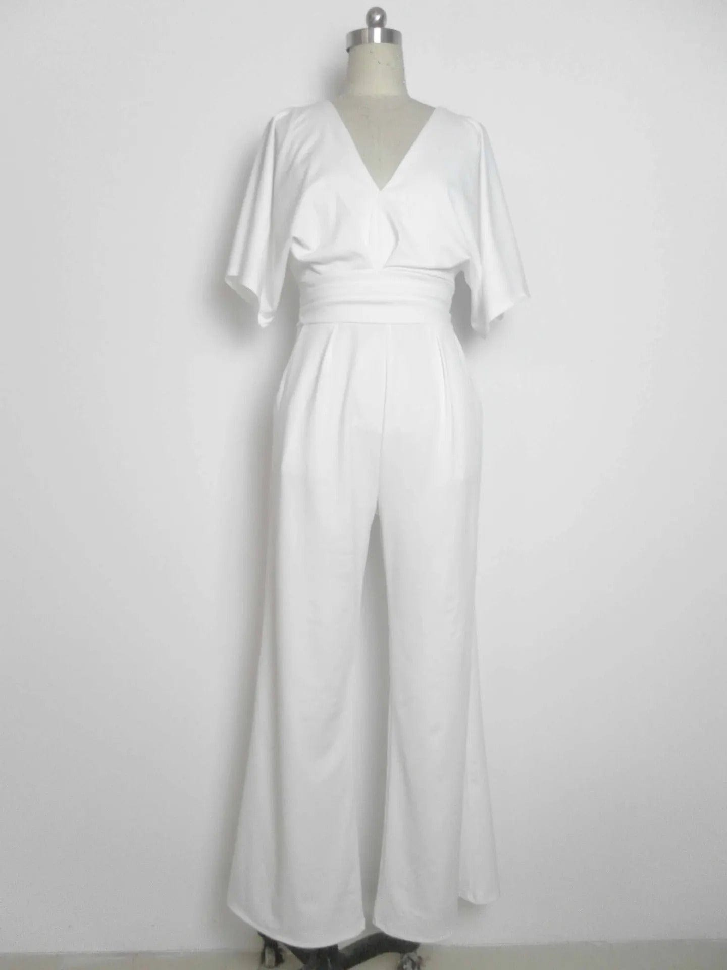 KAREN- Eleganter V-Ausschnitt Jumpsuit esbjerg-modehus Jumpsuits