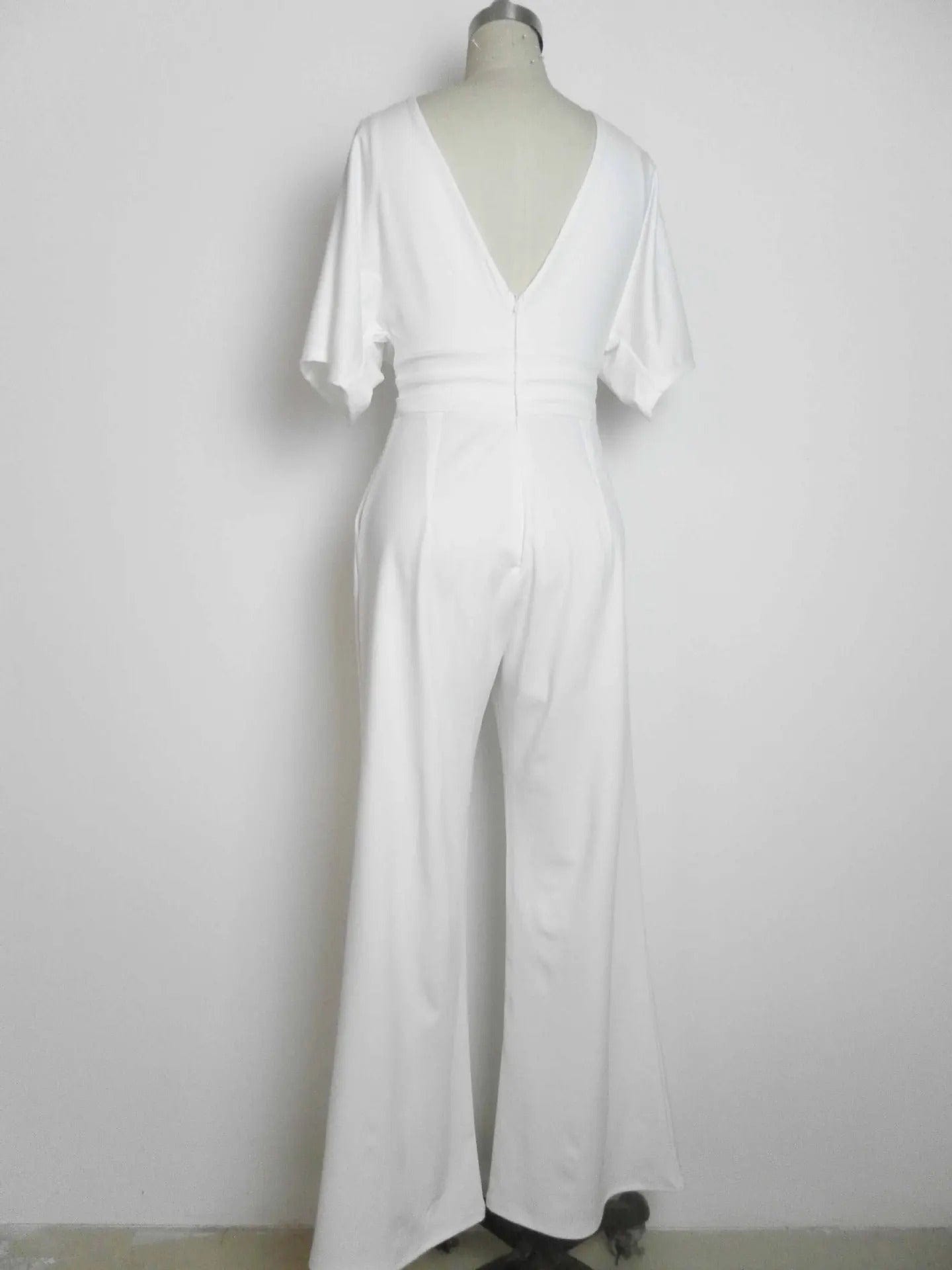 KAREN- Eleganter V-Ausschnitt Jumpsuit esbjerg-modehus Jumpsuits