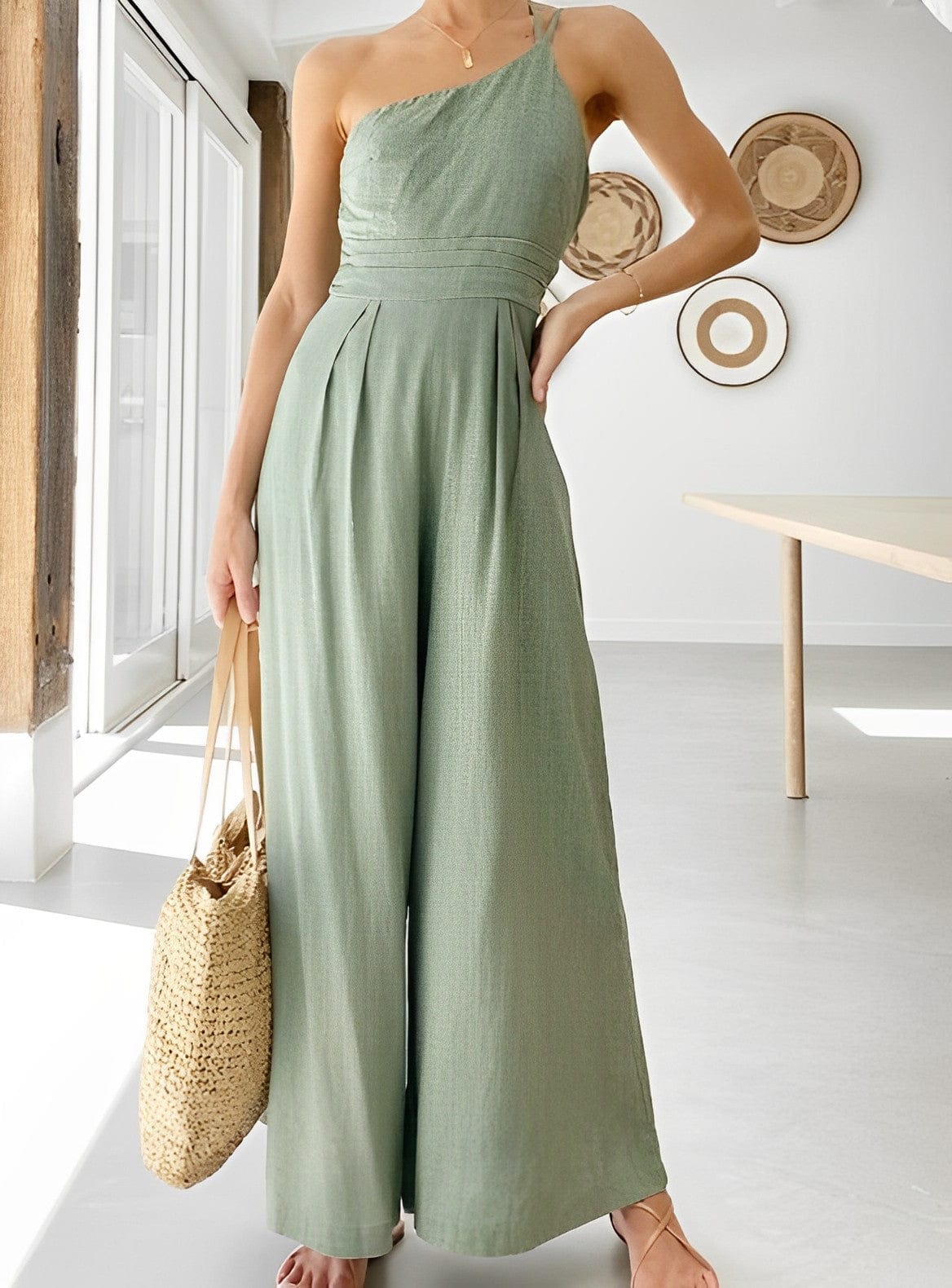 Lori - Elegant jumpsuit med vide ben esbjerg-modehus