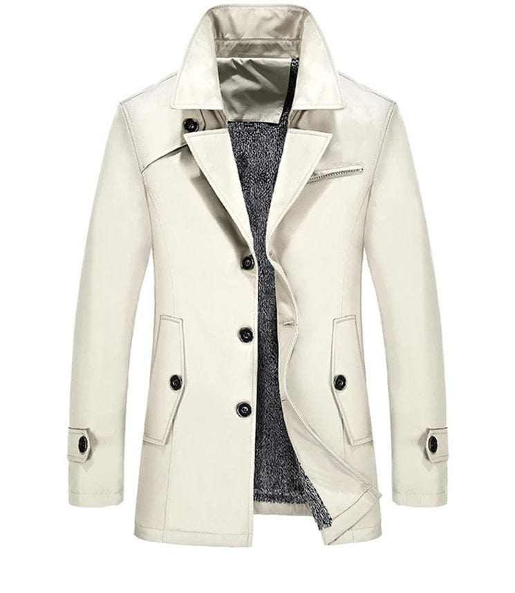 LOUIS - Moderne herretrenchcoat esbjerg-modehus Coats & Jackets