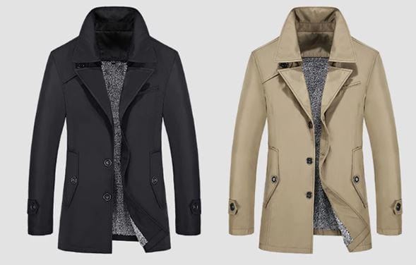 LOUIS - Moderne herretrenchcoat esbjerg-modehus Coats & Jackets