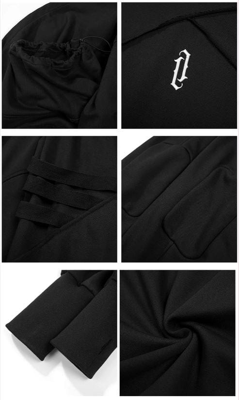 LULU - Unisex Funktionsmæssig Troldmands-Tørklæde Krave Pullover esbjerg-modehus Coats & Jackets