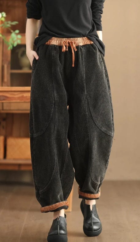 Millie - Damenmodische Cordhose esbjerg-modehus Pants