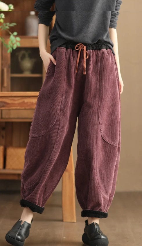 Millie - Damenmodische Cordhose esbjerg-modehus Pants