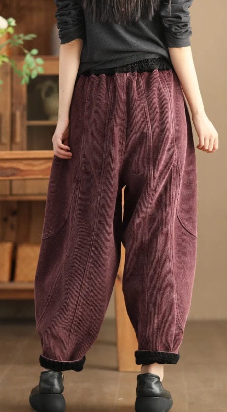 Millie - Damenmodische Cordhose esbjerg-modehus Pants