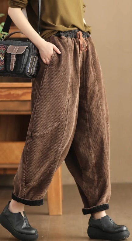 Millie - Damenmodische Cordhose esbjerg-modehus Pants