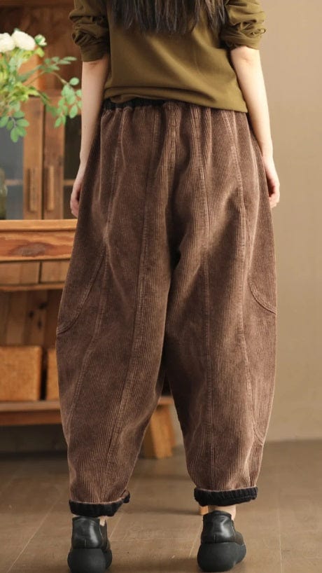 Millie - Damenmodische Cordhose esbjerg-modehus Pants