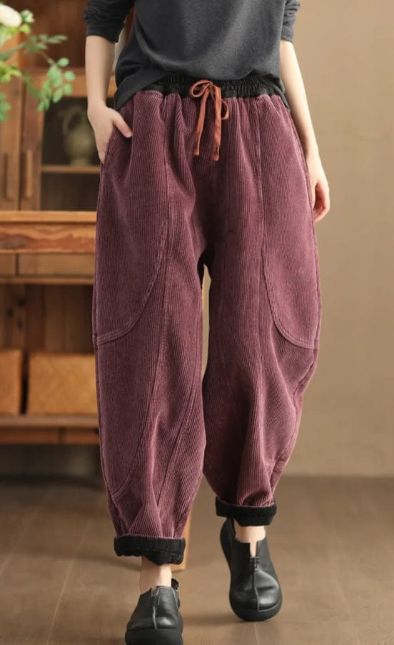 Millie - Damenmodische Cordhose esbjerg-modehus Pants