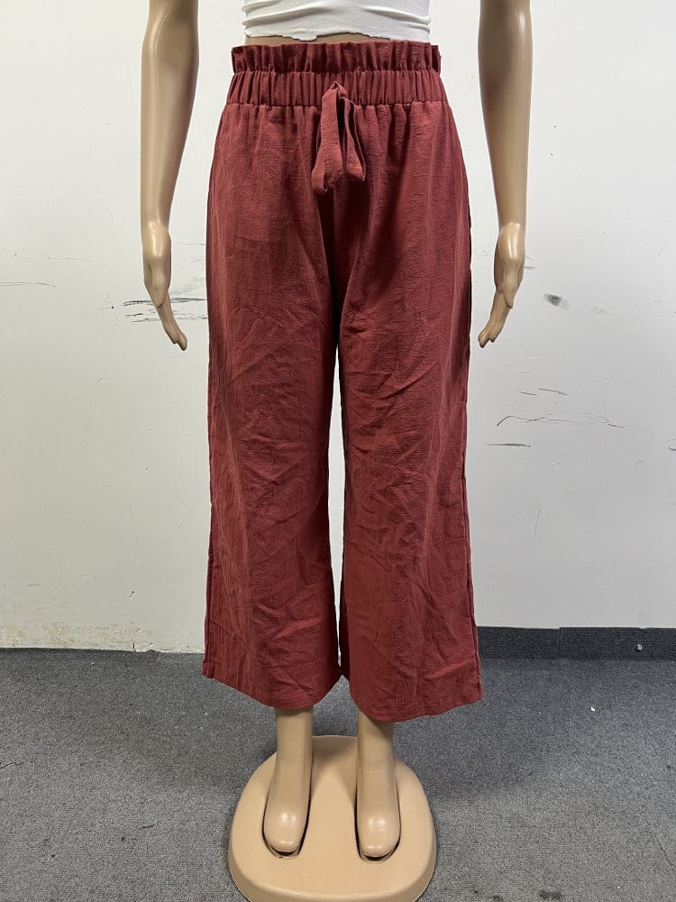 MIRABELLE - Moderne bukser med elastisk talje esbjerg-modehus Pants