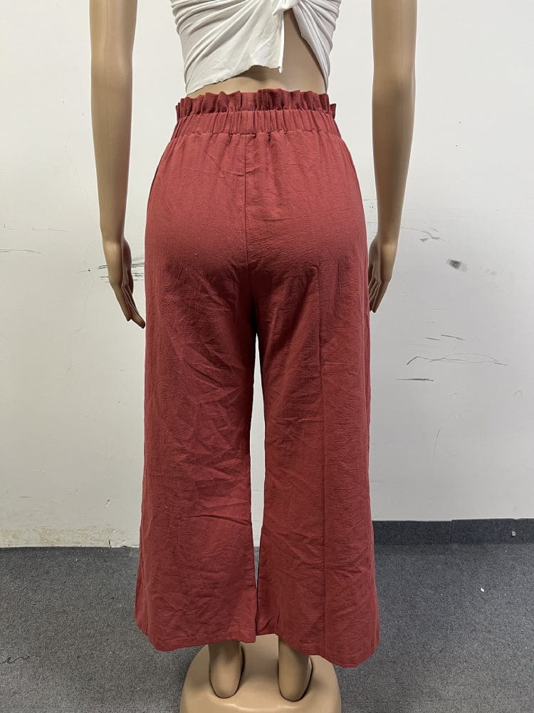 MIRABELLE - Moderne bukser med elastisk talje esbjerg-modehus Pants