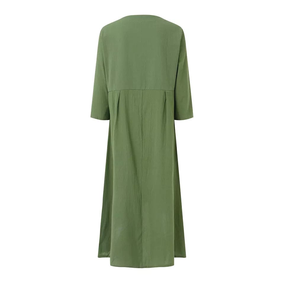 MITCH - Vintage Lockeres Midi-Kleid esbjerg-modehus Dress