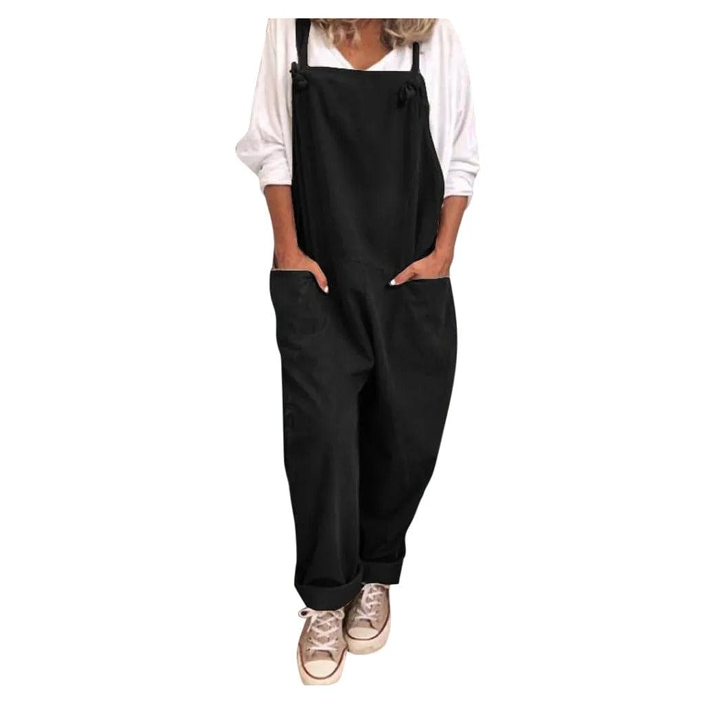 MOIRA - Overall Jumpsuit aus locker gebundener Baumwolle und Leinen esbjerg-modehus Jumpsuits