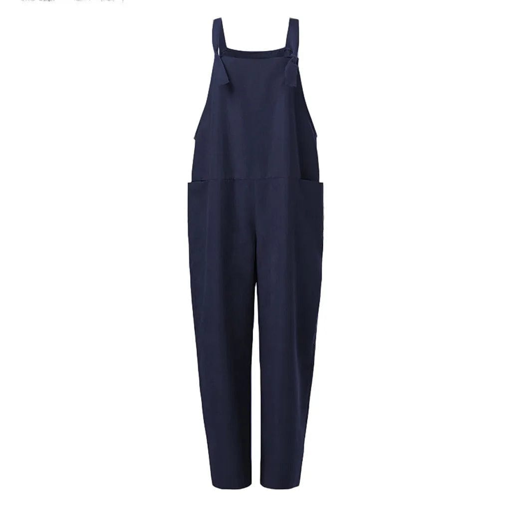 MOIRA - Overall Jumpsuit aus locker gebundener Baumwolle und Leinen esbjerg-modehus Jumpsuits