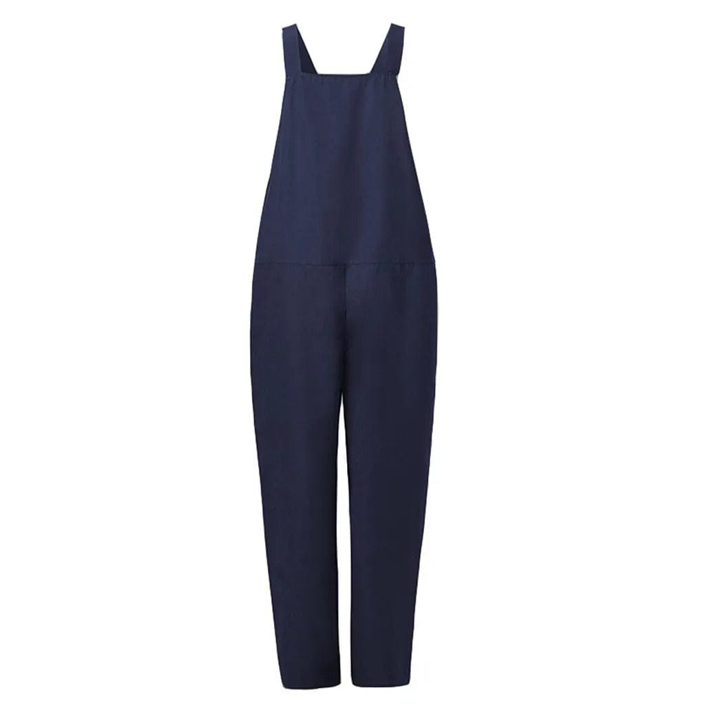 MOIRA - Overall Jumpsuit aus locker gebundener Baumwolle und Leinen esbjerg-modehus Jumpsuits