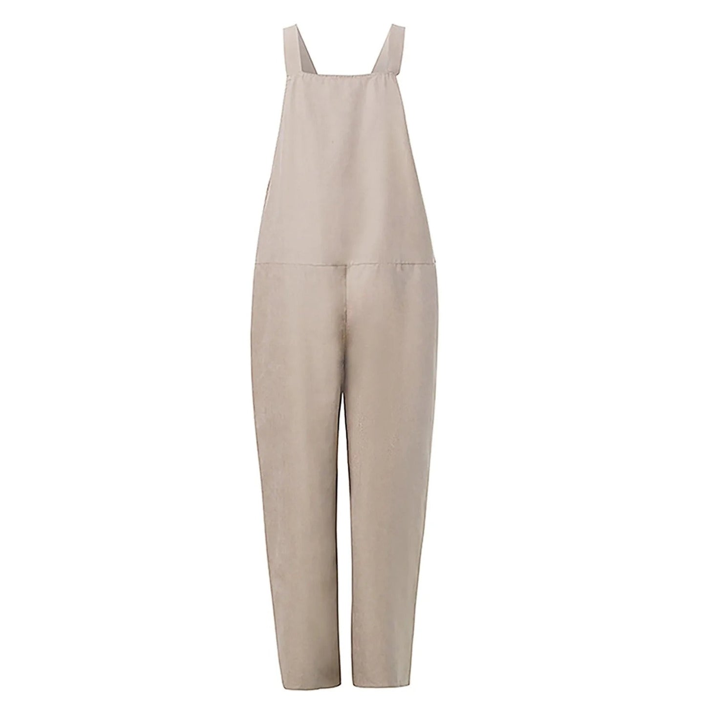 MOIRA - Overall Jumpsuit lavet af løst bundet bomuld og hør er et must-have til din sommermodekollektion esbjerg-modehus Jumpsuits