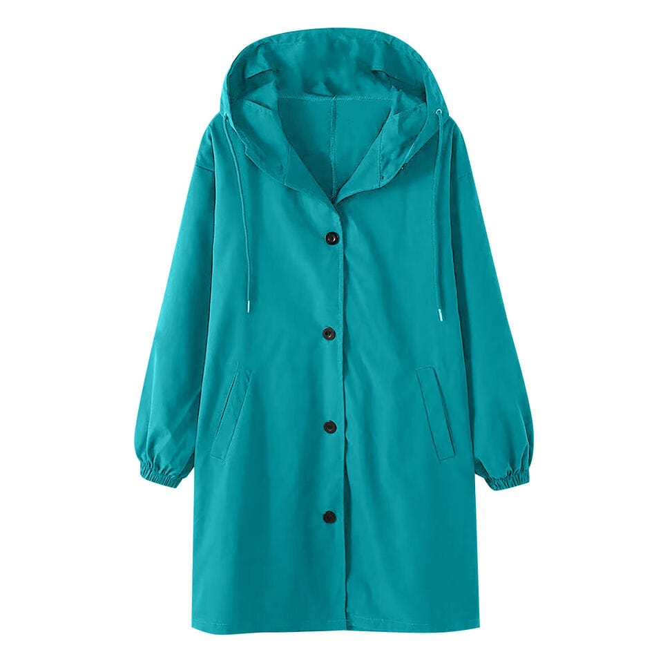 NAOMI - Locker geschnittene Damen-Kapuzenknopfjacke esbjerg-modehus Coats & Jackets