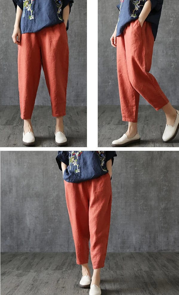 RODESSA - Modische High-Waist-Haremshose esbjerg-modehus Pants